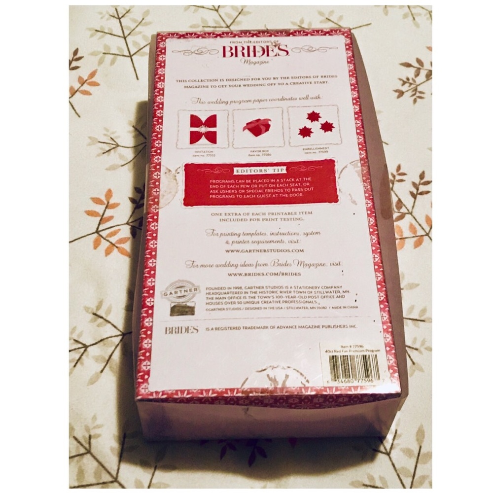 👛 40-Count DIY Printable Wedding Program Kit - Picture 6 of 7